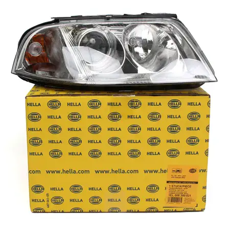 HELLA Hauptscheinwerfer Scheinwerfer HALOGEN rechts VW PASSAT Baujahr 2000-2005