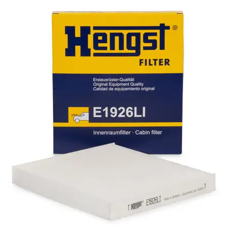 HENGST E1926LI Innenraumfilter Pollen f&uuml;r MAZDA 2 (DY) 6 (GG GH GY) CX-7 (ER)