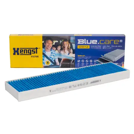 HENGST E2947LB BLUE CARE Innenraumfilter ANTIBAKTERIELL f&uuml;r MINI R55-61