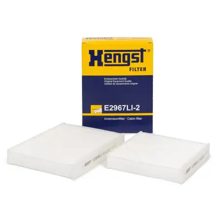 HENGST E2967LI-2 Innenraumfilter Satz CITROEN C3 II III DS3 PEUGEOT 2008 207 208