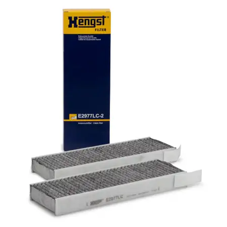 HENGST E2977LC-2 Innenraumfilter Aktivkohle Satz OPEL COMBO GRANDLAND X (X19)