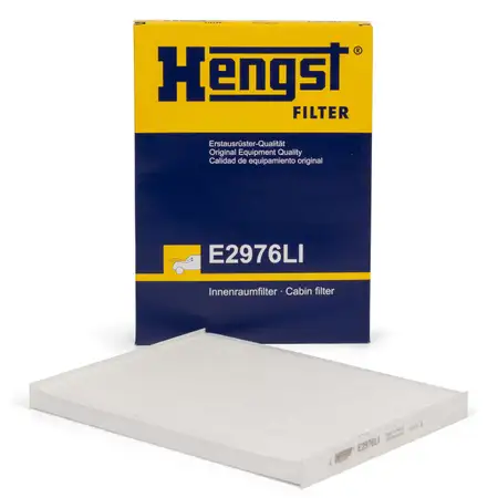 HENGST E2976LI Innenraumfilter Pollen f&uuml;r NISSAN QASHQAI I (J10) X-TRAIL (T31)