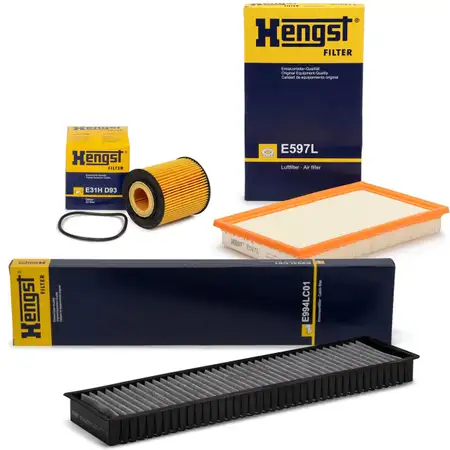 HENGST Filterset f&uuml;r MINI R50 R53 COOPER S 163/170 PS + WORKS 210/218 PS W11