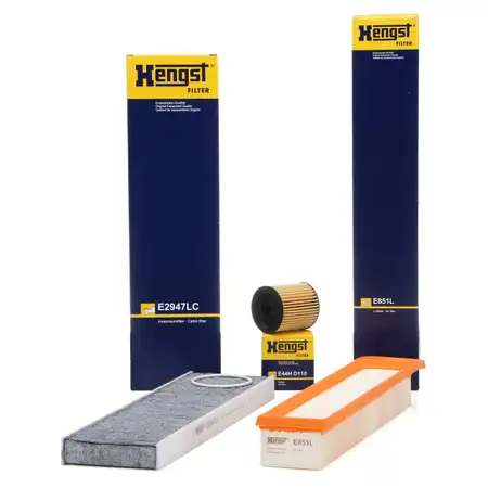 HENGST Filterset MINI R55 R56 R57 R58 R59 R60 R61 ONE / COOPER 75-122 PS N12 N16