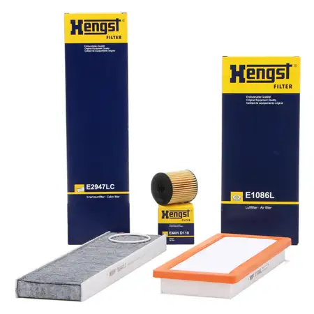 HENGST Filterset MINI R56 R55 R60 R57 R58 R61 R59 COOPER S / WORKS N14 N16 N18