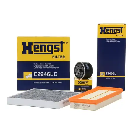 HENGST Filterset SMART Fortwo 451 1.0 / Brabus / Turbo 71 / 84 / 102 / 120 PS