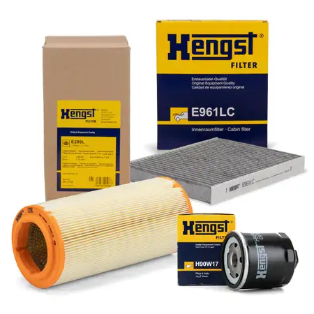HENGST Filterset Filterpaket f&uuml;r AUDI A2 8Z0 1.4 75 PS + 1.6 FSI 110 PS