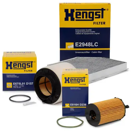 HENGST Filterset f&uuml;r AUDI A4 8K B8 A5 8T 8F Q5 8RB 3.0 TDI SQ5 204-340 PS