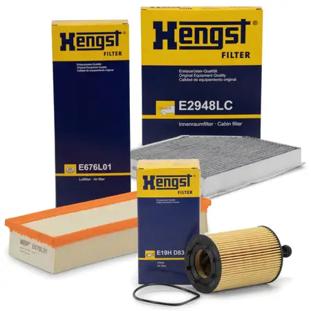 HENGST Filterset f&uuml;r AUDI A4 8K B8 A5 8T 8F Q5 8RB 2.0 TDI 120-170 PS