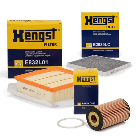 HENGST Filterset OPEL CORSA D 1.4 1.6 Turbo / OPC CORSA E 1.4 / 1.6 Turbo / OPC