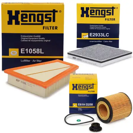 HENGST Filterset BMW Z4 Roadster E89 sDrive18i sDrive20i sDrive28i 156-245 PS