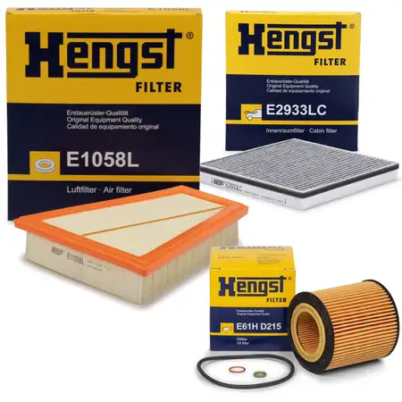 HENGST Filterset f&uuml;r BMW Z4 Roadster E89 sDrive23i 204 PS + sDrive30i 258 PS