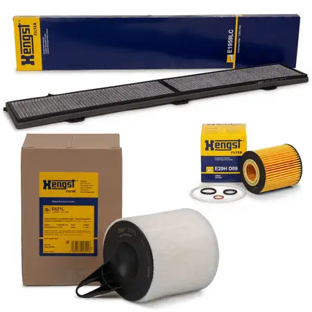 HENGST Filterset BMW 1er E81 E82 E87 E88 116-120i 3er E90 E91 E92 E93 318i 320i