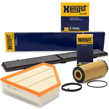 HENGST Filterset f&uuml;r BMW 3er E90 E91 E92 E93 325 204 PS + 330d 211 / 245 PS