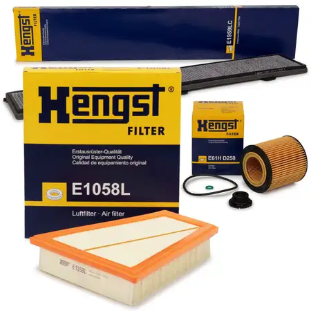 HENGST Filterset f&uuml;r BMW X1 E84 sDrive16i 143 PS + sDrive20i xDrive20i 184 PS