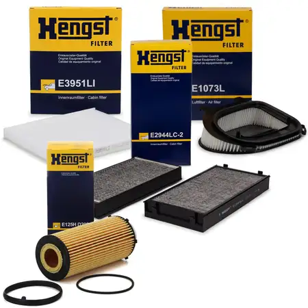 HENGST Filterset BMW X5 E70 + X6 E71 E72 xDrive30d xDrive40d 211/245/306 PS N57
