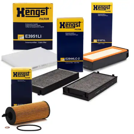 HENGST Filterset f&uuml;r BMW X5 E70 F15 F86 + X6 E71 E72 F16 F86 M50d 381 PS N57