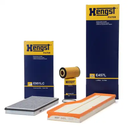 HENGST Filterset f&uuml;r PORSCHE 911 (996 997) 3.4 / 3.6 / 3.8 Carrera 301-381 PS