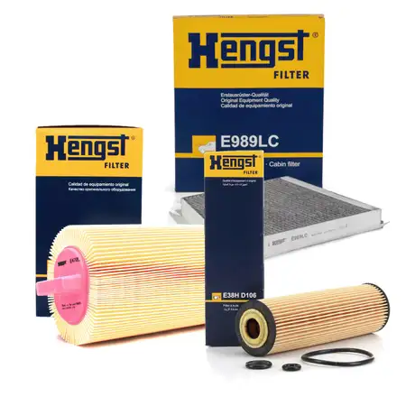 HENGST Filterset MERCEDES-BENZ W211 S211 E 200 Kompressor + E200 NGT M271