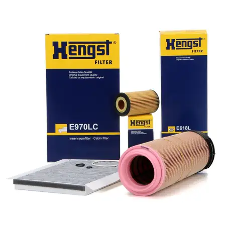 HENGST Filterset 3-tlg MERCEDES W203 CL203 S230 C 200/220 CDI C209 220 CDI OM646