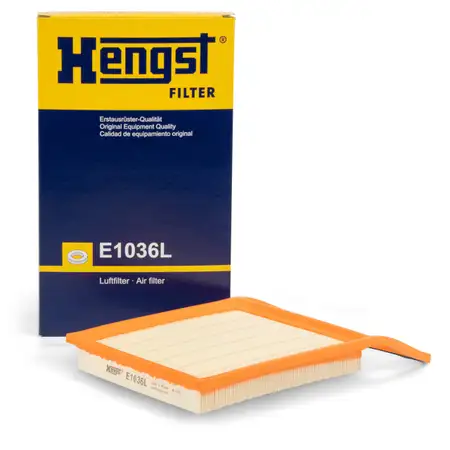 HENGST E1036L Luftfilter Motorluft CITROEN f&uuml;r FIAT MITSUBISHI PEUGEOT TOYOTA