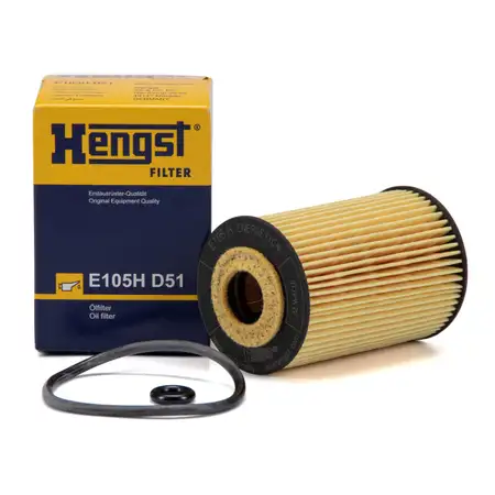 HENGST E105HD51 &Ouml;lfilter MERCEDES-BENZ A-Klasse W168 A140-210 Vaneo 414 M166