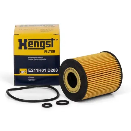 HENGST E211H01D208 &Ouml;lfilter SEAT IBIZA IV SKODA FABIA II VW POLO 6R 6C 1.2 TDI