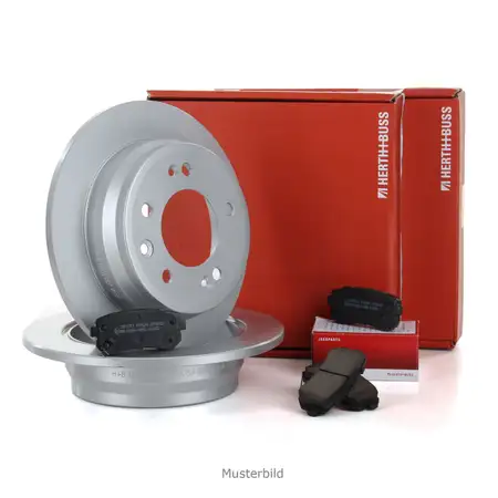 HERTH+BUSS Bremsscheiben + Bel&auml;ge f&uuml;r HYUNDAI i30 (PDE, PD) KIA CEED (CD) hinten