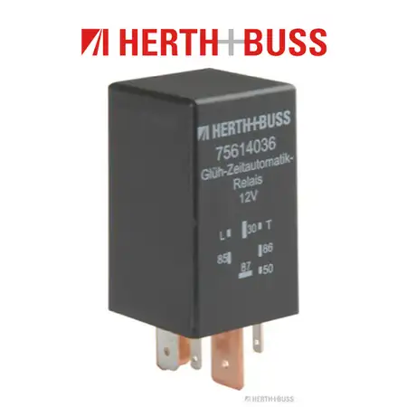 HERTH+BUSS ELPARTS Relais Gl&uuml;hzeit AUDI 100 SEAT VW GOLF 1 2 3 PASSAT POLO T3 T4