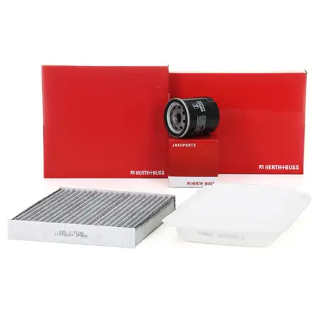 HERTH+BUSS JAKOPARTS Inspektionskit Filterpaket f&uuml;r TOYOTA AURIS 1.2 116 PS