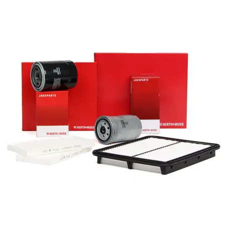 HERTH+BUSS JAKOPARTS Filterpaket Filterset f&uuml;r KIA SORENTO I JC 2.5 CRDi 163 PS