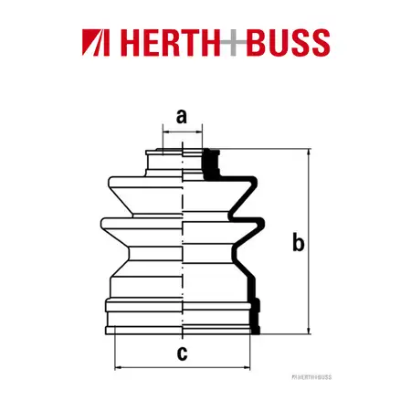 HERTH+BUSS JAKOPARTS Achsmanschetten Satz ISUZU GEMINI f&uuml;r NISSAN GETRIEBESEITIG