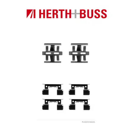 HERTH+BUSS JAKOPARTS Bremsbel&auml;ge Zubeh&ouml;rsatz f&uuml;r HONDA CIVIC IV PRELUDE II vorne