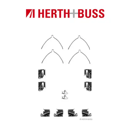 HERTH+BUSS JAKOPARTS Bremsbel&auml;ge Zubeh&ouml;rsatz TOYOTA AVENSIS (T22) CARINE E vorne