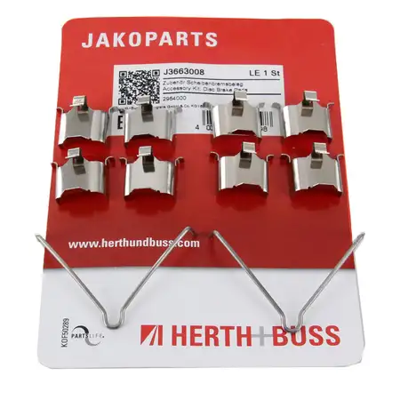 HERTH+BUSS JAKOPARTS Bremsbel&auml;ge Zubeh&ouml;rsatz MAZDA 323 6 626 PREMACY RX 7 hinten