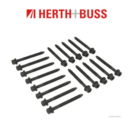 18x HERTH+BUSS JAKOPARTS Zylinderkopfschrauben NISSAN ALMERA NP300 PATHFINDER