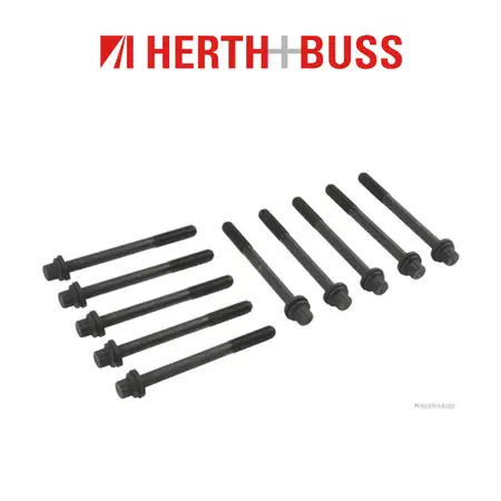 10x HERTH+BUSS JAKOPARTS Zylinderkopfschrauben MITSUBISHI COLT LANCER SPACE STAR