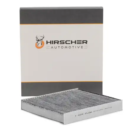 HIRSCHER Innenraumfilter Aktivkohle AUDI A1 SEAT Ibiza SKODA Faba Rapid VW Polo 6R0819653