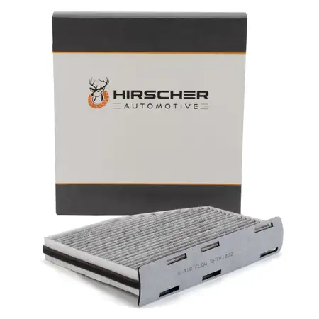 HIRSCHER Innenraumfilter Aktivkohle AUDI A3 8P SEAT SKODA VW Golf 5 6 1K1819653B