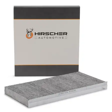 HIRSCHER Innenraumfilter Aktivkohlefilter f&uuml;r MERCEDES-BENZ W169 W245 1698300218