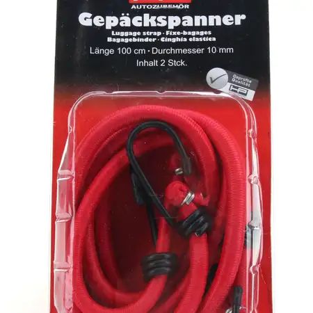 HP 12110 Expanderband Gep&auml;ckspanner Spannband Set 2x &Oslash; 10 mm L&auml;nge 100 cm