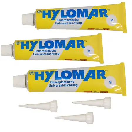 3x 80ml HYLOMAR M Dichtmasse Dichtungsmasse Universaldichtung Abdichtmasse