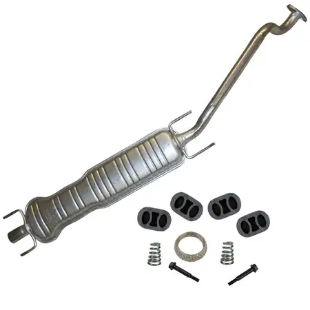 IMASAF Mittelschalld&auml;mpfer + Anbausatz OPEL ASTRA G 1.6/1.8/2.2 16V 84-147 PS