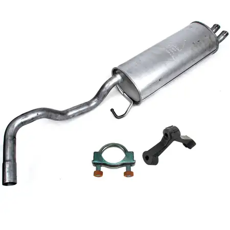 IMASAF Endschalld&auml;mpfer + Anbausatz AUDI A3 8L SEAT LEON VW GOLF 4 1.6 1.9 SDI