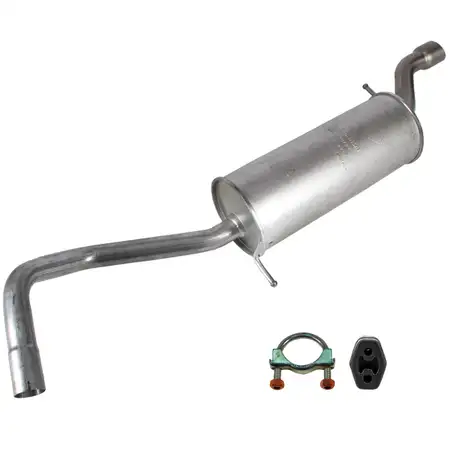 IMASAF Endschalld&auml;mpfer + Anbausatz AUDI A1 8X VW POLO 6R 6C 1.2 TSI 86-105 PS