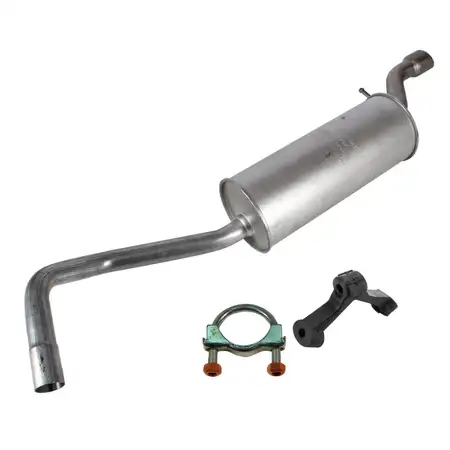 IMASAF Endschalld&auml;mpfer + Anbausatz VW POLO (6R1, 6C1) 1.2 TSI 16V 90 / 110 PS