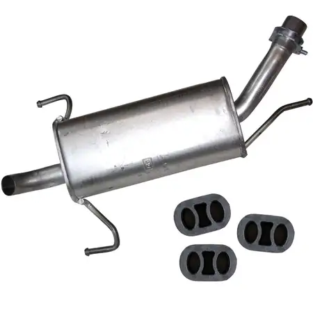 IMASAF Endschalld&auml;mpfer + Anbausatz f&uuml;r OPEL CORSA C 1.2 75/80 PS Z12XE Z12XEP
