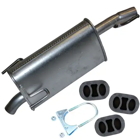 IMASAF Endschalld&auml;mpfer + Anbausatz OPEL MERIVA A 1.6 + 1.6 16V 87/100/105 PS