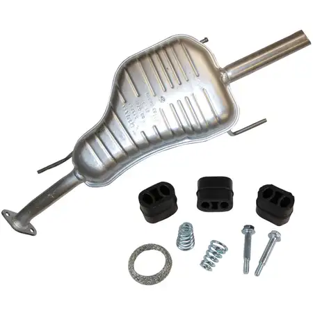IMASAF Endschalld&auml;mpfer + Anbausatz OPEL ASTRA G CARAVAN 1.4-2.2 16V 75-147 PS