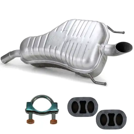 IMASAF Endschalld&auml;mpfer + Anbausatz OPEL ZAFIRA B 1.6 + 1.8 + 2.2 115/140/150 PS
